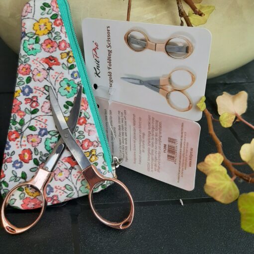 KNIT PRO tesoura dobrável Rose Gold