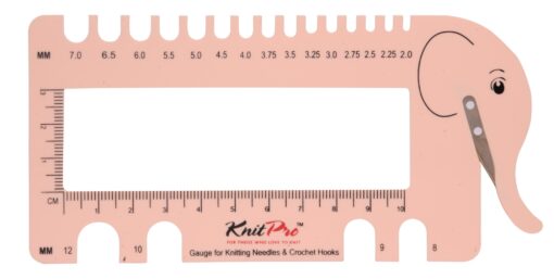 Knit Pro  Réguas para medir amostras e agulhas